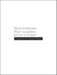 María Zambrano. Mirar la palabra, pensar la imagen