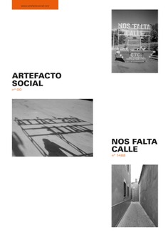 Artefacto social nº 00. Nos falta calle nº 1488