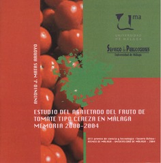 Estudio del agrietado del fruto de tomate tipo cereza en Málaga