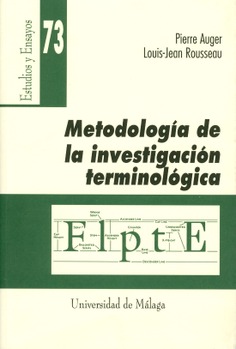 Metodología de la investigación terminológica