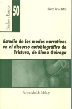 Estudios de los modos narrativos en el discurso autobiografico de [Tristura], de Elena Quiroga