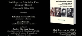 Presentación del libro 'Sobre la melancolía, por la diversidad cultural, contra la guerra'