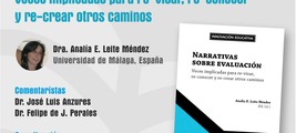 Presentación del libro 'Narrativas sobre Evaluación. Voces implicadas para re-visar, re-conocer y re-crear otros caminos''