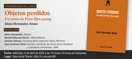 Presentación del libro 'Objetos Perdidos. Un relato de Pyun Hye-young'