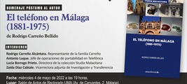 Presentación y homenaje póstumo al autor del libro 'El teléfono en Málaga (1881-1975)'