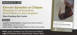 Presentación del libro 'Devenir diputadas en Chiapas' en El Entusiasmo Libros