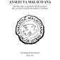 Disponible el volumen 43 de ‘Analecta Malacitana’